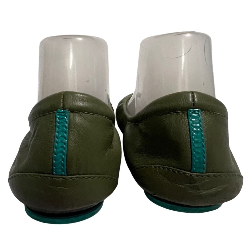 Tieks by Gavrieli Ballet Flats Womens 8 Olive Green Leather Foldable Round Toe - Picture 5 of 14